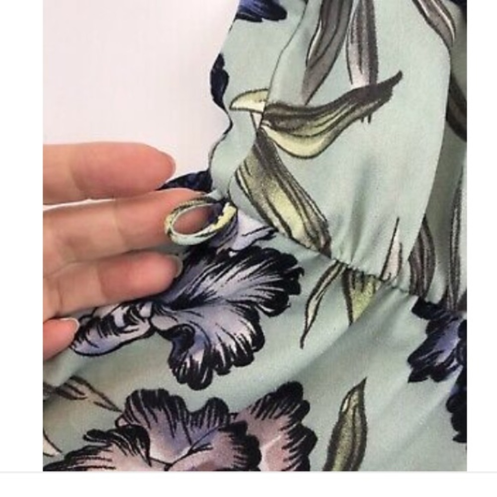 Lush Off the Shoulder Tie Waist dress size M - Picture 4 of 4